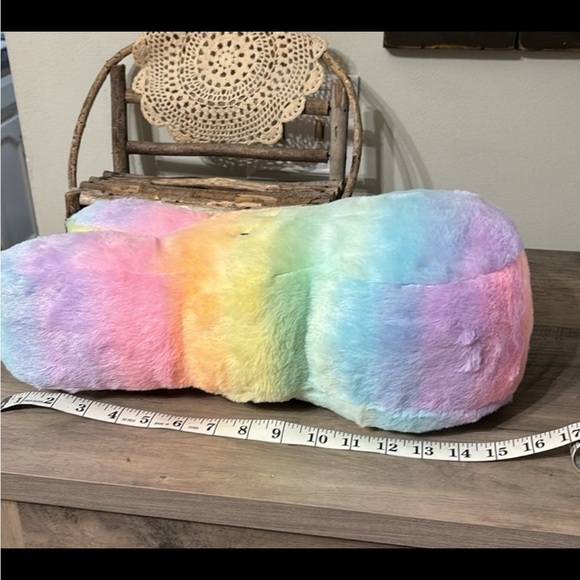 NWT PEEPS ANIMAL ADVENTURE 16 INCH RAINBOW PLUSH BUNNY PEEP - Picture 7 of 11